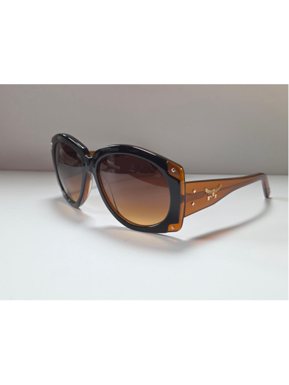 MCM Black & Cognac Sunglasses MW0005